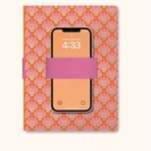 Tropical Blooms Casey Notebook with Phone Loop